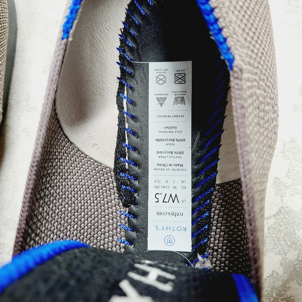 New Rothy's The Loafer Mocha Knit Round Toe Slip On Loafers T305 - Picture 7 of 10